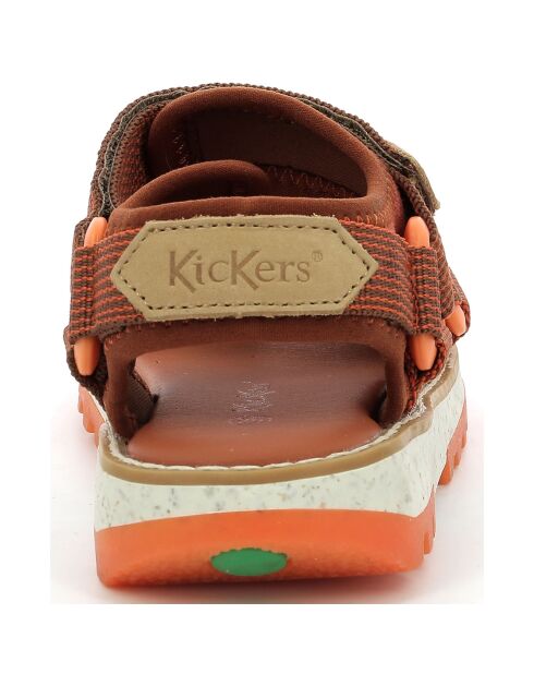 Sandales Kickclock marron/orange